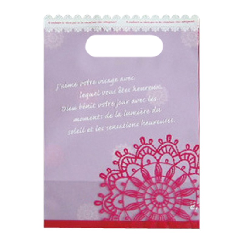 【楽天スーパーセール限定特価】OPP 袋 ギフト バッグ 50枚 OSAレースバック M レッド オーセロ