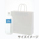 HEIKO 紙袋 手提げ紙袋 25チャームバッグ 3才 晒白無地 幅320×マチ115×高310mm 50枚入 ホワイト 業務用 ラッピング シモジマコード00...