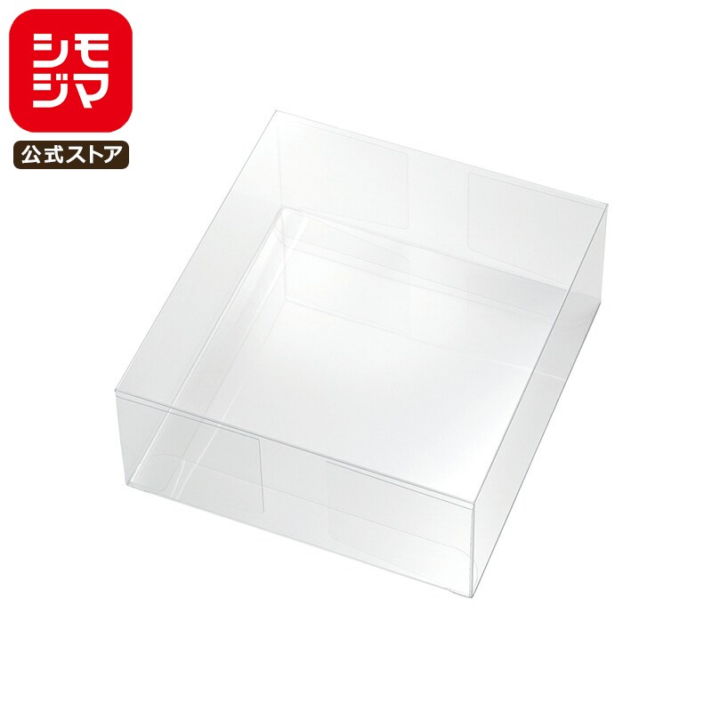 HEIKO 透明箱 ギフトボックス クリスタルBOX 10個入 V 120×50×130 シモジマコード:006850109