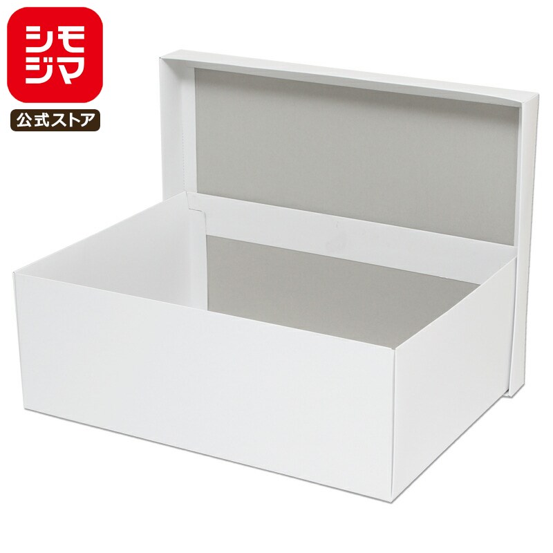 ギフト ボックス 10枚 白無地箱 カバン箱 C 組み立て式 シモジマ HEIKO