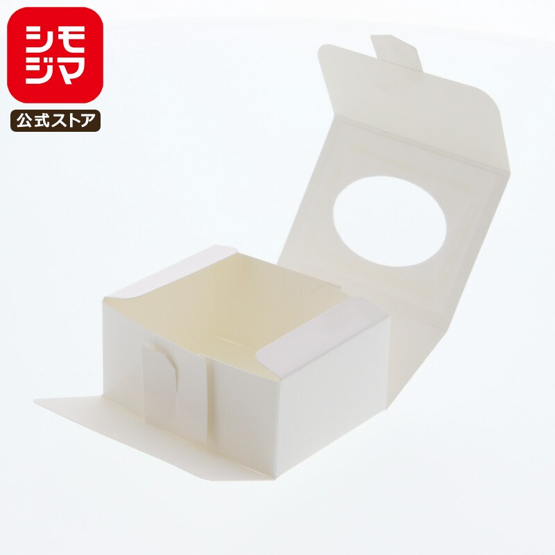 ギフト ボックス 窓付き 10枚 白無地箱 タックインボックス SS シモジマ HEIKO