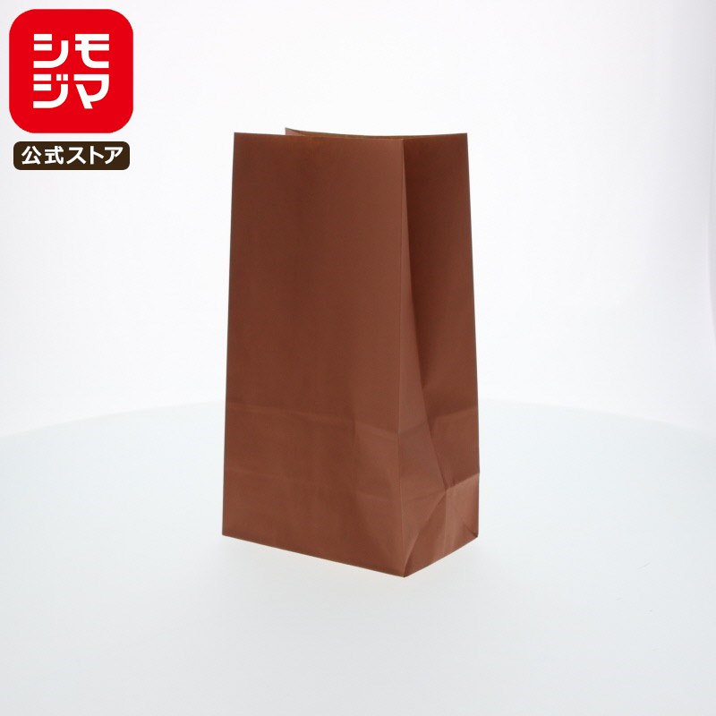 HEIKO 紙袋 角底袋 ファンシーバッグ K4 れんが 幅130×マチ80×高235mm 50枚入 茶色 業務用 ラッピング ..