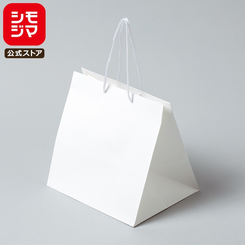 HEIKO 紙袋 手提げ紙袋 アレンジバッグ M 白無地 幅350×マチ280×高さ350mm 10枚入 ホワイト 業務用 ラ..
