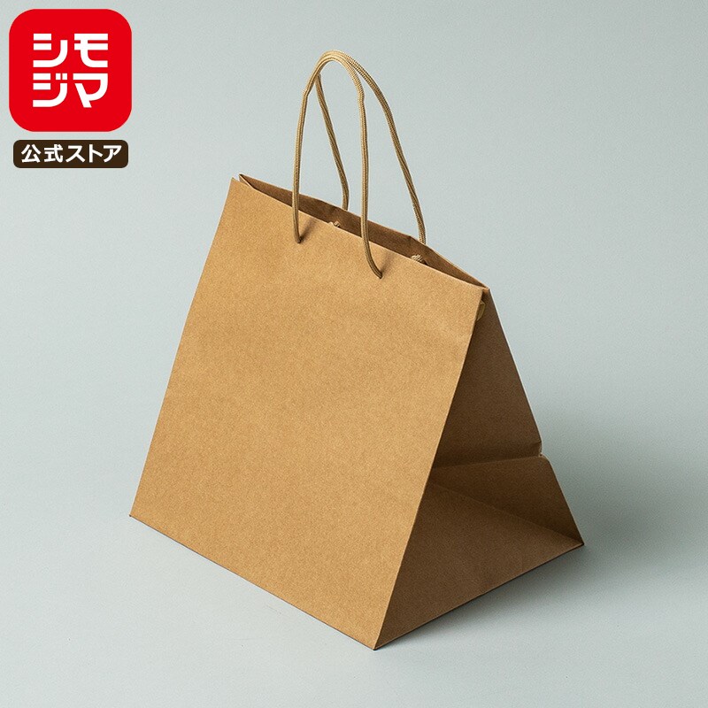 HEIKO 紙袋 手提げ紙袋 アレンジバッグ M 未晒無地 幅350×マチ280×高さ350mm 10枚入 ブラウン 業務用 ..