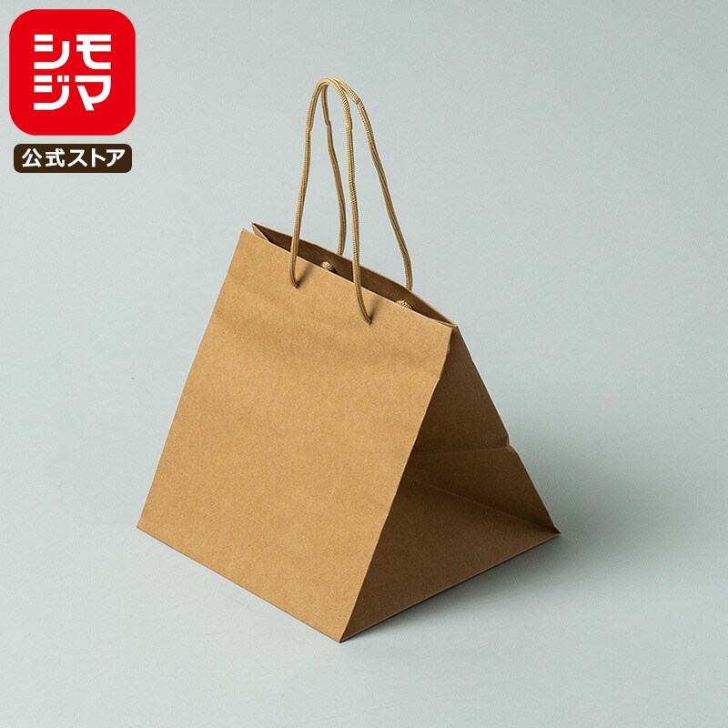 HEIKO 紙袋 手提げ紙袋 アレンジバッグ S 未晒無地 幅285×マチ280×高さ300mm 10枚入 ブラウン 業務用 ..