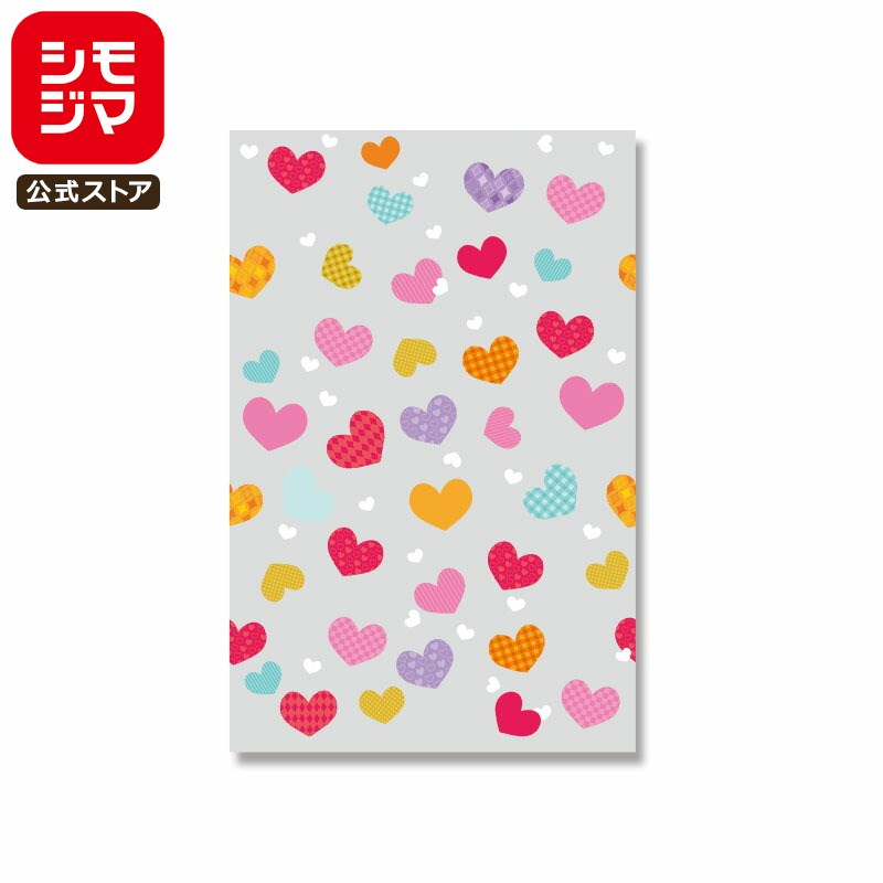 HEIKO OPP袋 透明袋 クリスタルパック SS ハートストリング 50枚 かわいい ラッピング ハート柄