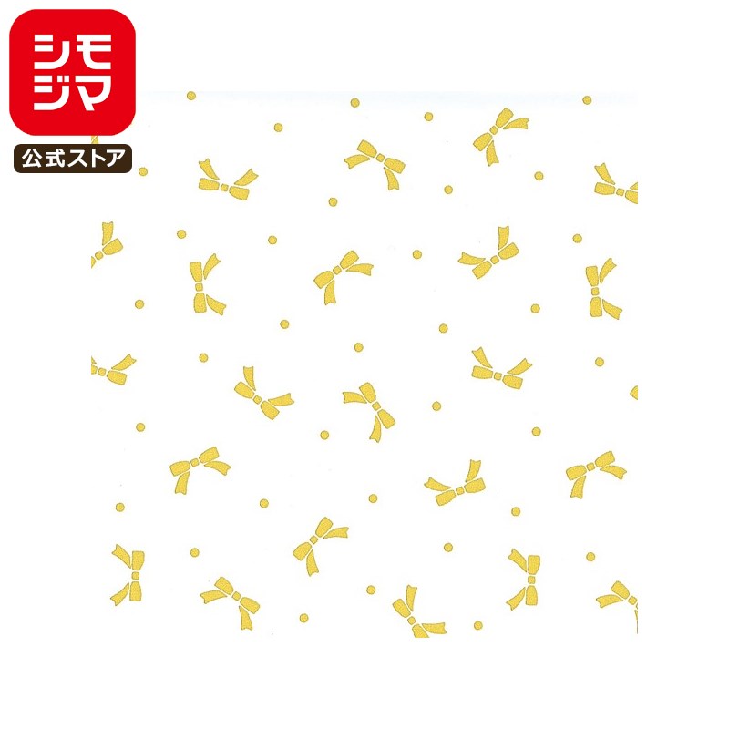 ギフト 包装紙 100枚 半才 ニューリボン 金 シモジマ HEIKO