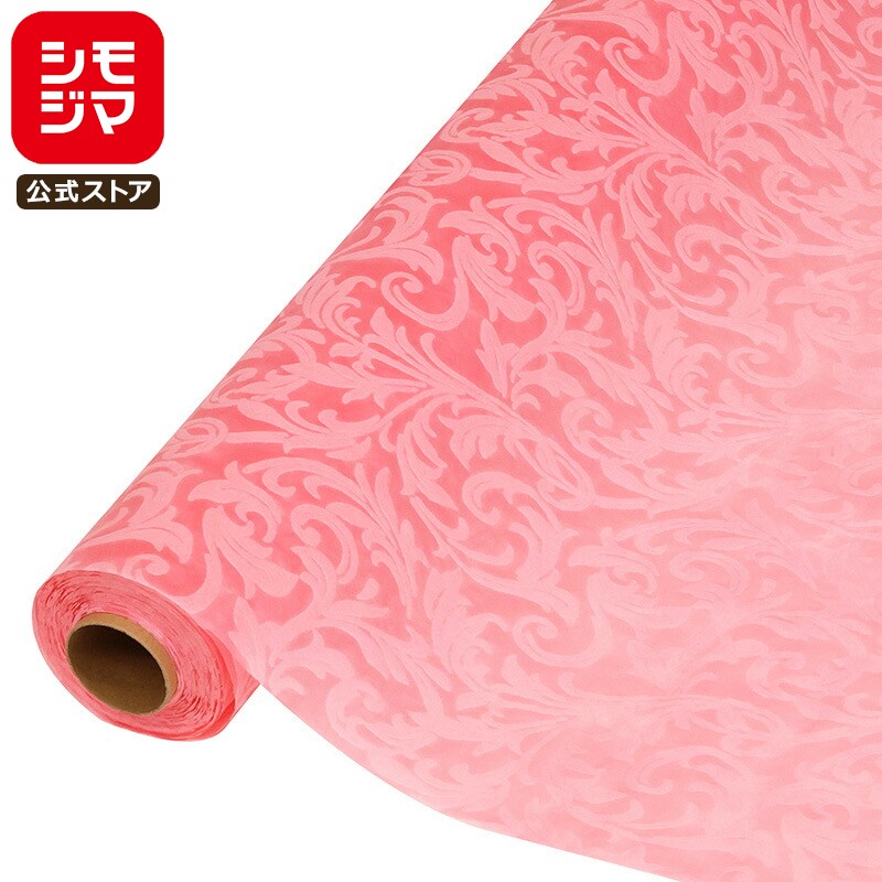 【楽天スーパーセール限定特価】花 ラッピング フラワー 不織布ロール HEIKO マリアージュ NO.4 ローズピンク 幅75cm×10m巻 1本 シモジマコー...