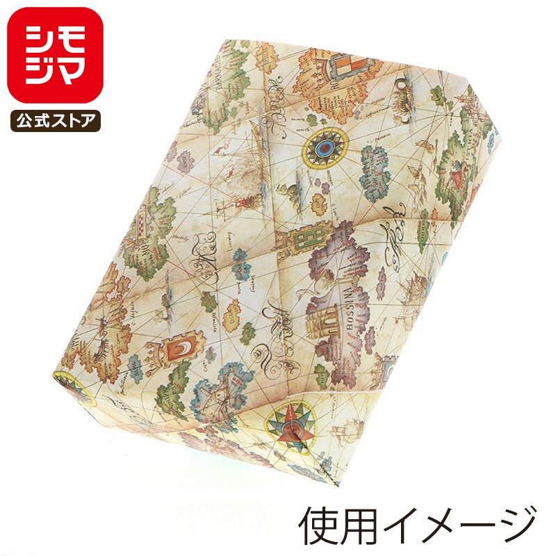 ギフト 包装紙 50枚 半才 コンパス シモジマ HEIKO