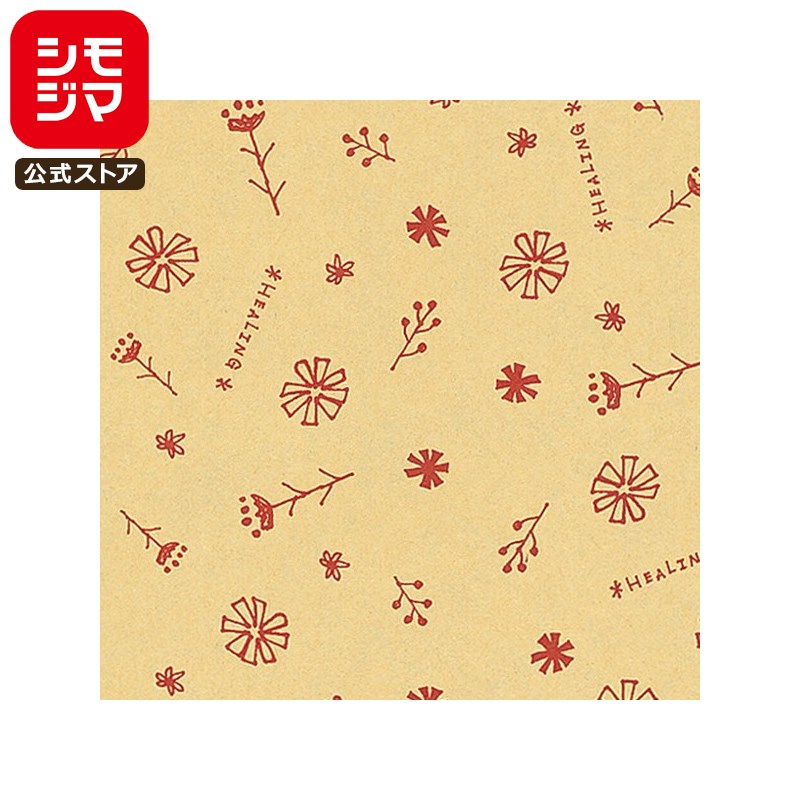 ギフト 包装紙 50枚 ハトロン判 半才 ハーブフラワー R シモジマ HEIKO