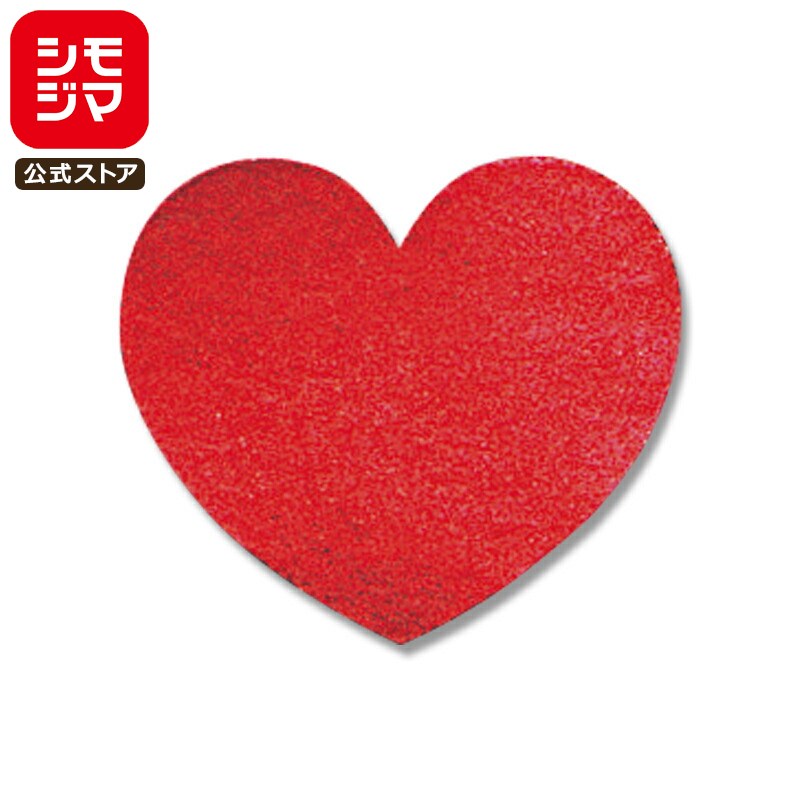 【楽天スーパーセール限定特価】ハート型 シール 28片 タックラベル 16×19mm No.312 赤 シモジマ HEIKO
