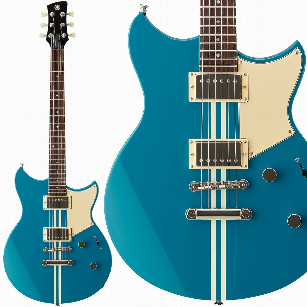 RSE20は、カフェレーサーをイメージしたカラーラインアップ。 軽量化・楽器の鳴りを向上させるチェンバー構造(中空構造)ボディ、 アルニコV搭載ハムバッカー、ドライスイッチを備え、 多くのギタリストの音楽スタイルにマッチします。 「アコースティック・デザイン」をもとにしたチェンバー加工 ヤマハの音響解析プロセス「アコースティック・デザイン」をもとにチェンバー加工を施し、 豊かな鳴りとボディの軽量化を実現しました。 従来のモデルよりストラップピンを伸ばしボディバランスが向上し さらにネックはサテンフィニッシュ仕上げで演奏性抜群になりました。 ・カフェレーサーにインスパイアされたカラーフィニッシュ ・チェンバー加工(中空構造)が施されたマホガニーボディ ・マホガニーネック ・ヤマハ独自開発のハムバッカーVH3搭載 ・ドライスイッチ搭載（トーンノブ Push/Pull）