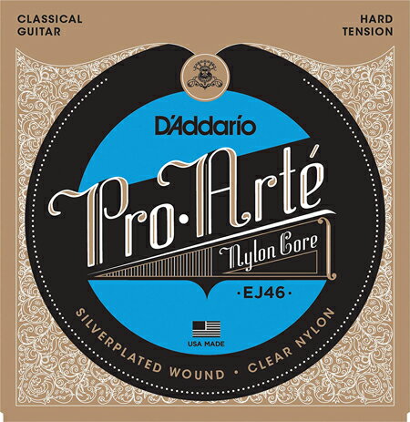 D'Addario EJ46 Pro-Arte クラシックギター弦　ハードテンション