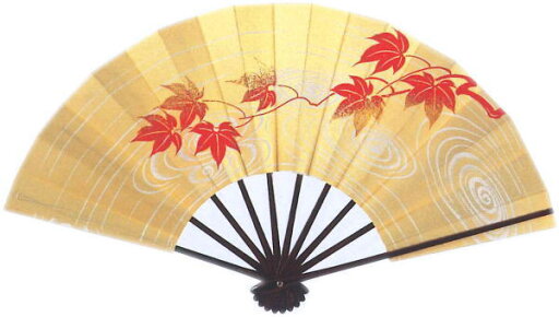 舞扇子≪セ5206 ゴールド地≫もみじ 朱◇溜塗竹◇9寸5分 化粧箱入り ゆうパケット発送OK 京扇子 扇子 舞扇 紅葉 舞扇子≪セ5206 ゴールド地≫もみじ 朱◇溜塗竹◇9寸5分 化粧箱入り ゆうパケット発送OK 京扇子 扇子 舞扇 紅葉