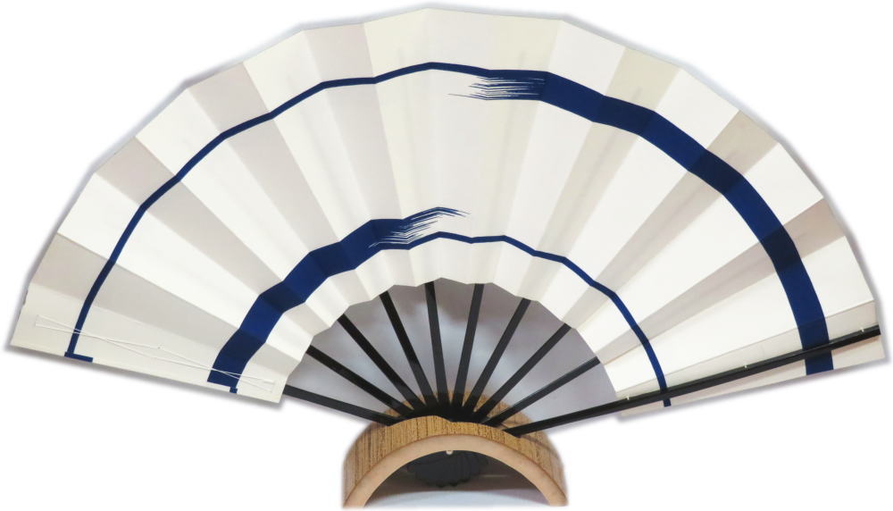 舞扇子≪愛1312　紺≫黒竹◇9寸5分　化粧箱なし　ゆうパケット発送OK　扇子　舞扇