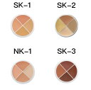 コンシーラーアソート 14g【メール便可】SK-1・SK-2・SK-3・NK-1肌の赤み・青み・タトゥー・母斑・ニキビなどの欠点を目立たなくします。クリーミー...