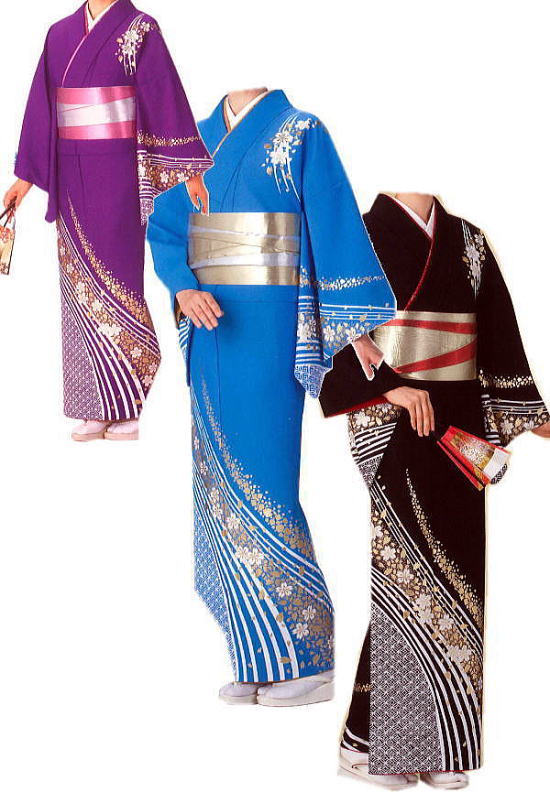 仕立上　絵羽“胴抜仕立”　貴‐5　桜柄「舞台衣装・ステージ衣装」　日本舞踊・演劇・よさこい・コスプレ..