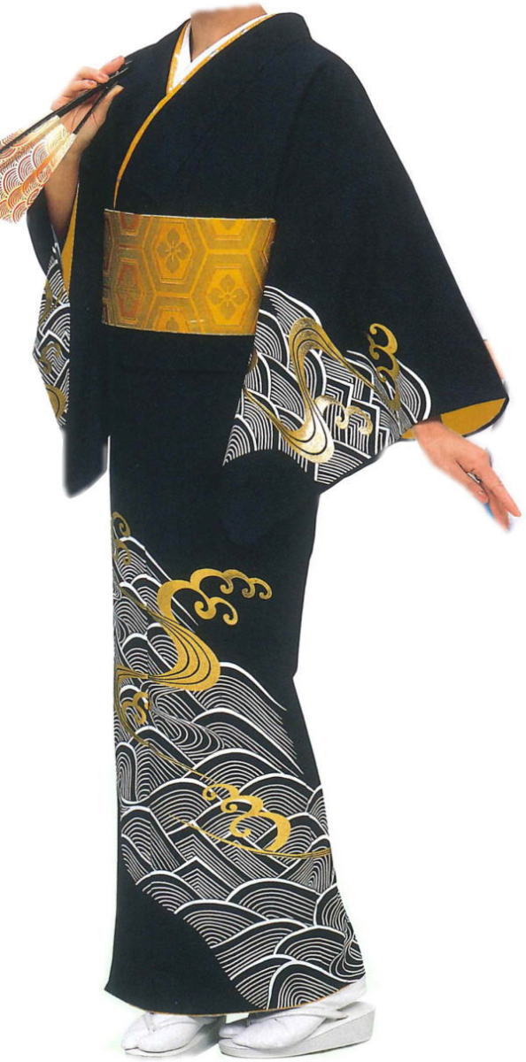 仕立上 絵羽“胴抜仕立” 貴28-195「舞台衣装・ステージ衣装」 日本舞踊・演劇・よさこい・コスプレ・余興・お祭などに最適!【送料無料】着物 踊り着物 踊り用 八掛仕立て