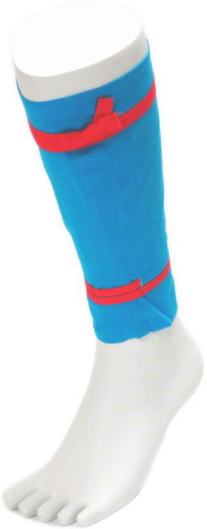わけあり　脚絆（きゃはん）女物　水色赤紐　B22【踊り用小道具】股旅・旅姿仮装・演劇・コスプレ・ハロウィン・コント・コスチューム　和装　レターパックOK