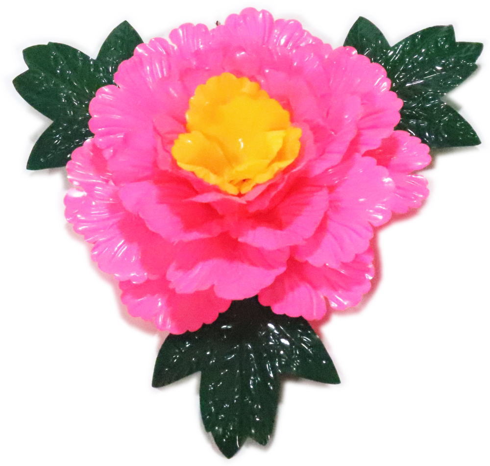 ボタン小　直径約21cm　花笠用　プラスティック【踊り用小道具】日舞 日本舞踊 舞台 持ち枝 演劇 おど..