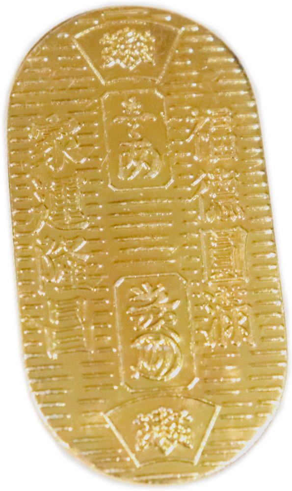 小判　6cm　国産　イミテーション　レプリカ　おもちゃ【踊り用小道具】【メール便OK】【日本舞踊】廃..