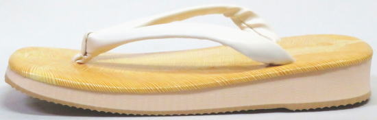 ＊雪駄（せった）白鼻緒　スポンジ底　ビニール表　M寸　L寸　男物　舞踊・演劇や盆踊りに！舞台草履　男性用 日本製