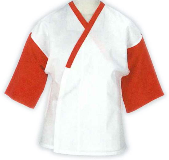 肌襦袢　衿・袖赤【1枚までゆうパケットOK】和装下着　M・L　和装小物　着物下着