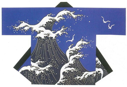 踊り半纏 衆53305(顔料染)波 紺 ゆうパケット発送OK 日本製 お祭用品・祭用品・お祭衣装【法被・半被・はっぴ・ハッピ】【半纏・半天・袢纏・ハンテン・はんてん】【踊り衣裳・踊り衣装】 踊り半纏 衆53305(顔料染)波 紺 ゆうパケット発送OK 日本製 お祭用品・祭用品・お祭衣装【法被・半被・はっぴ・ハッピ】【半纏・半天・袢纏・ハンテン・はんてん】【踊り衣裳・踊り衣装】