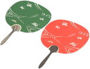 <清滝>並型透かし団扇 片面透かし 24cm【京うちわ】【団扇】【うちわ】踊りうちわ 都うちわ 扇うちわ 日本製