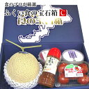 【福井県オリジナルギフト】ふくい食の宝石箱【C】(メロン入りの詰め合わせ) 【期間限定商品】【生産者のこだわり】 《果物 詰め合わせ》《フルーツ 盛り合わせ 》...