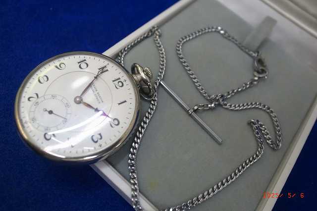 【送料・代引き手数料無料】OH済み中古品ULYSSE NARDIN 　TURLER ZURICHユリスナルダン チェーン付【送料・代引き手数料無料】メンズ ギフト プレゼント