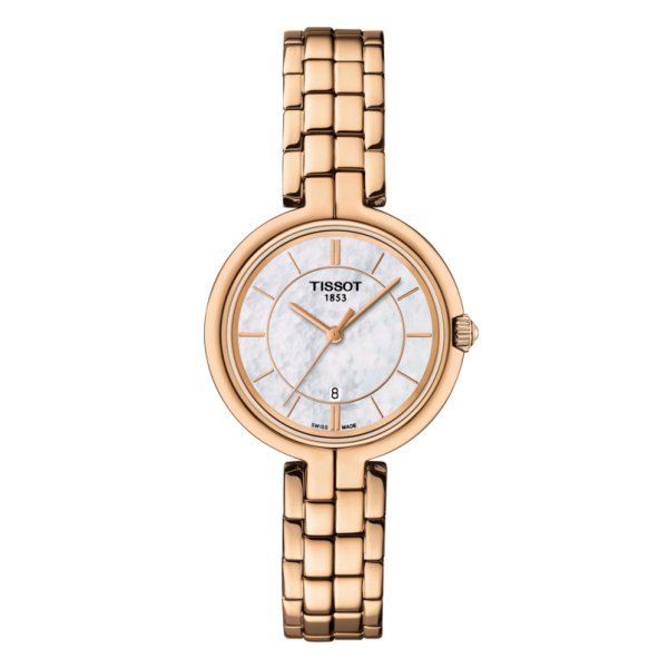 正規品【送料・代引き手数料無料】腕時計 TISSOT FLAMINGO ホワイト/マザー・オブ・パール文字盤 5気圧防水ティソ ラブリー スクエア T094.210.33.111.01 【送料・代引き手数料無料】レディース プレゼント ギフト