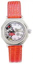 ディズニーウォッチ 限定商品Disney Watch ミニーマウスLimited Edition ベルトカラーレッド100本限定 シリアルNo入り1205-MN...
