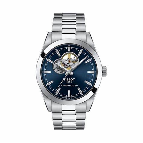 正規品【送料・代引き手数料無料】腕時計 TISSOT 正規商品 ジェントルマン パワーマティック80 オープンハート　T127.407.11.041.01 【送料・代引き手数料無料】メンズ　ギフト　プレゼント