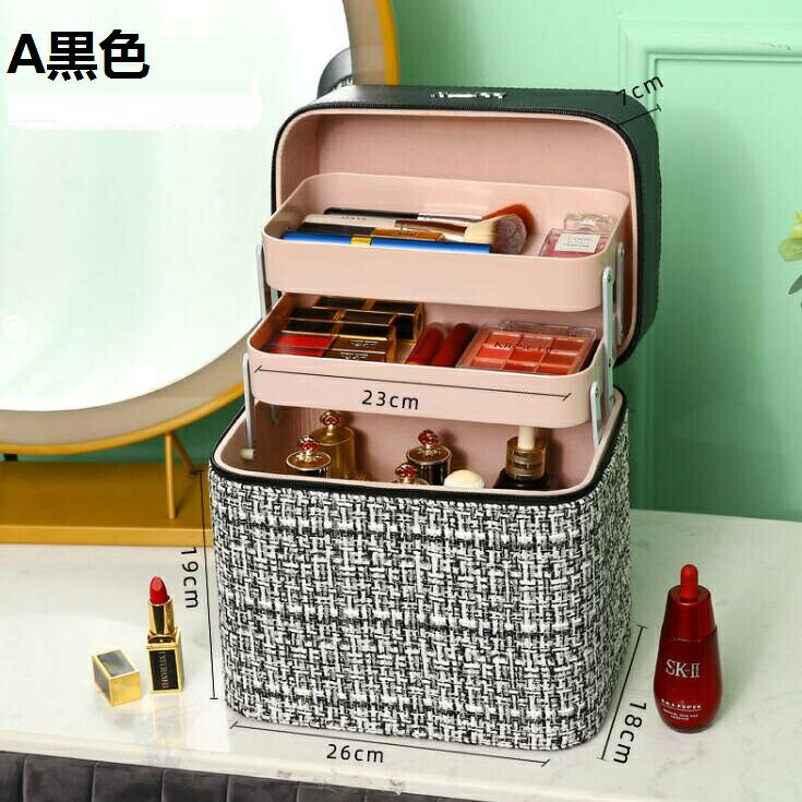全3色&5tyep メイクボックス 化粧品 化粧ポーチ 化粧道具 アクセサリー コスメボックス 収納 ボックス 使いやすい 大容量 持ち運び 鏡付き おしゃれ 可愛い コスメ収納 化粧箱 コスメボックス 便利 かわいい 防塵 收納抜群 通勤・出張・旅行用 母 女子用 プレゼント ギフト shin821-10076901 匠shin サンプル画像2