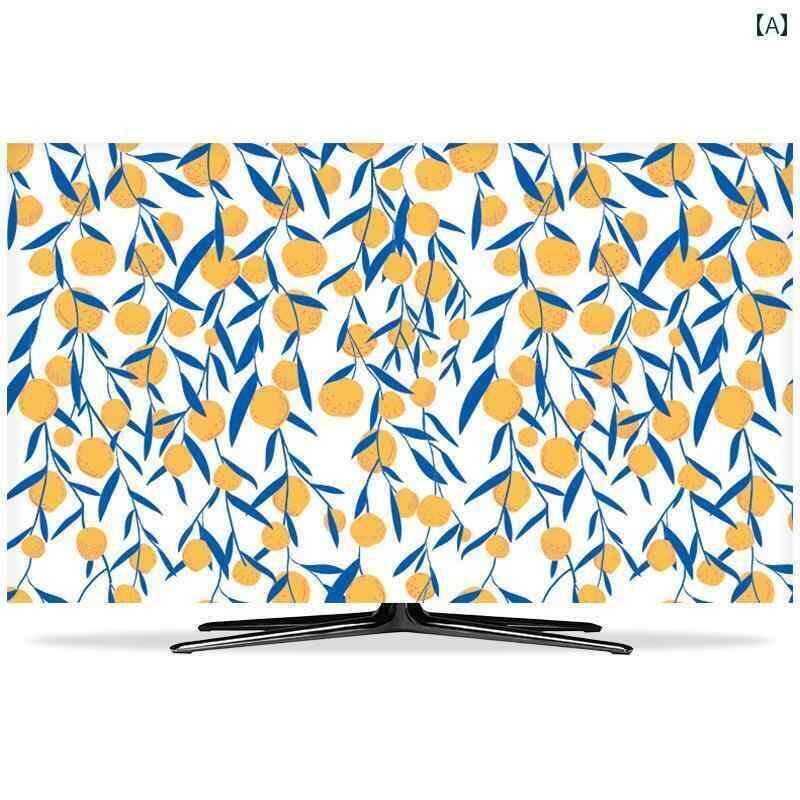 テレビカバー テレビガード オシャレ 夏の 風景 液晶 テレビの ダストカバー 55インチ 43 布 75 カバー 65インチ コンピュータ 42