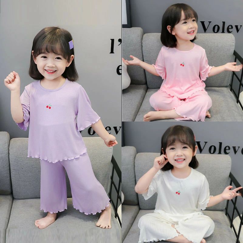 Rakuten - 柔らか パジャマ 半袖 ルームウエア Tシャツ 半袖+ロングパンツ 上下セット かわいい モーダル 涼しい 薄手 寝巻き ワ