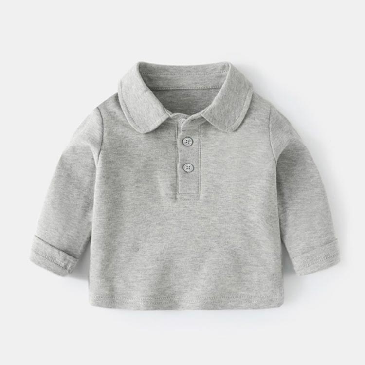 ポロシャツ 長袖 Tシャツ 男の子 女の子 赤ちゃん 春 秋 幼児 トップス カジュアル...