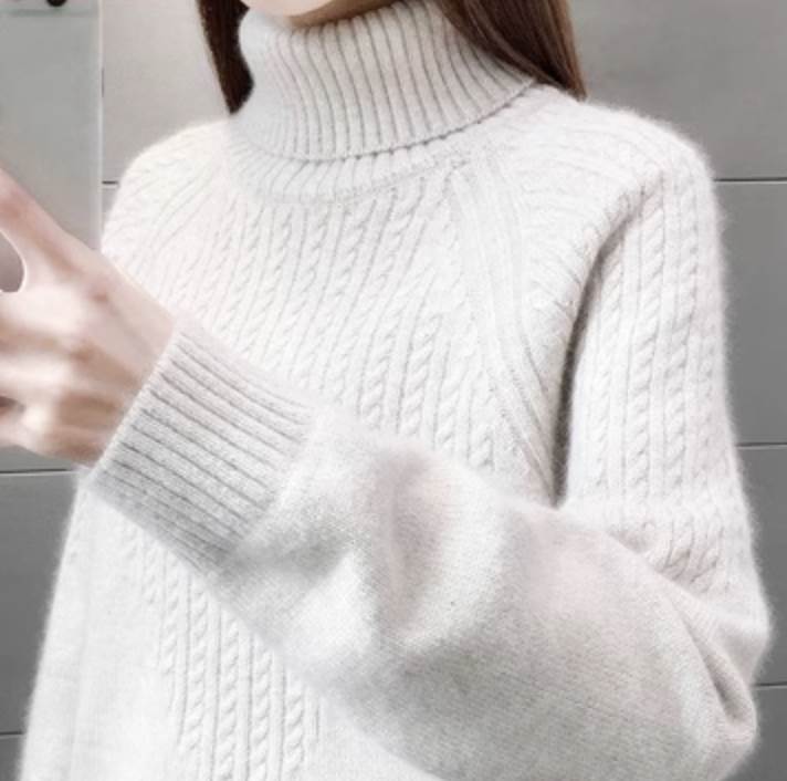 乐天商城 - ニットソー セーター 長袖 タートルネック かわいい 大人可愛い きれいめ シンプル カジュアル 大人 上品 おしゃれ お