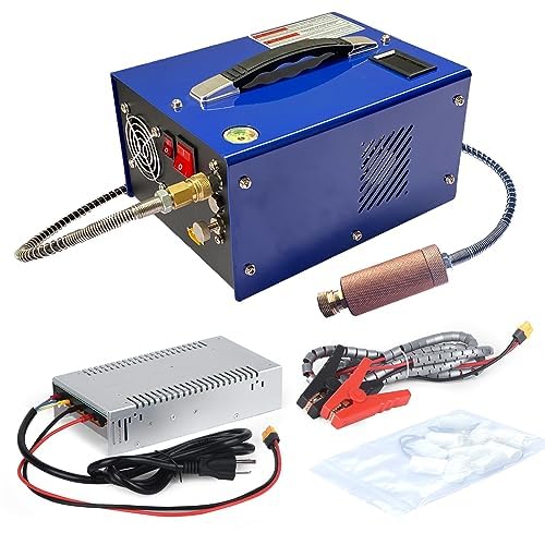 ポータブルコンプレッサー PCP エアーコンプレッサー 動作圧力300bar/4500psi/30mp...