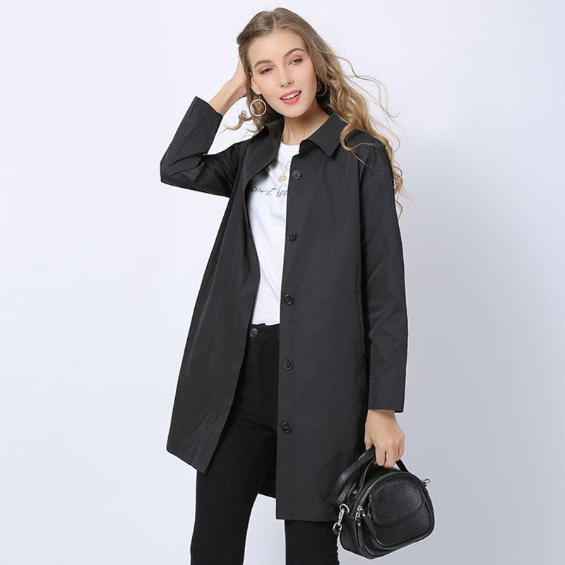 乐天商城 - 服 オシャレ カワイイ シンプル 大カワイイ サイズ 婦服 薄手 夏 ミドル丈 コート ハイエンド