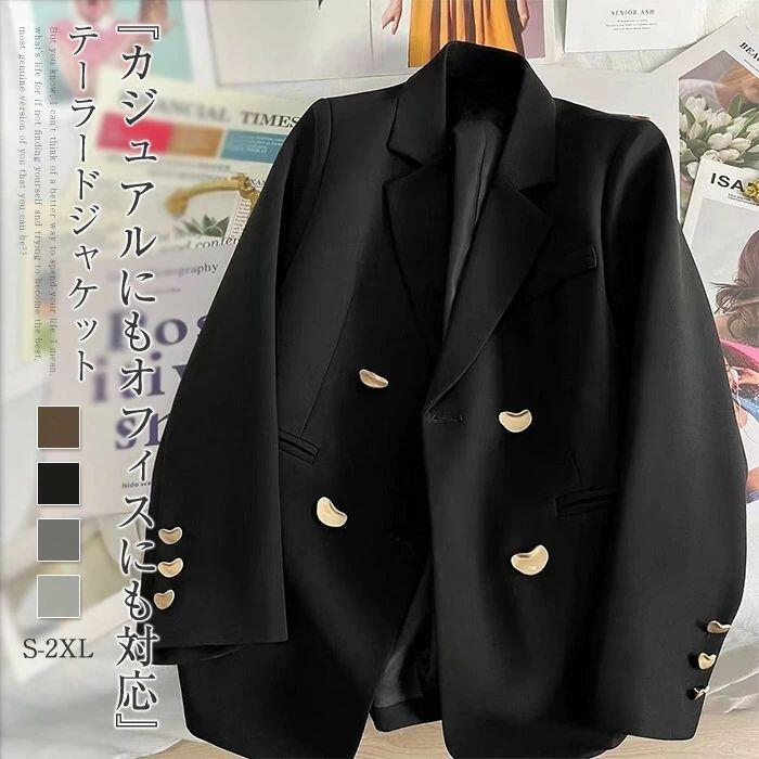 乐天商城 - ウター スーツジャケット ママ フォーマル オフィス シンプル 着痩せ 体型カバー シンプル カジュアル ジャケット スーツ コート
