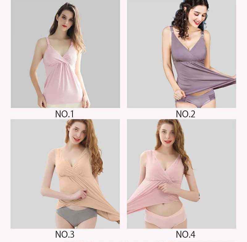 トップス タンクトップ マタニティキャミソール 前開き 授乳用 タンクトップ ママ ...