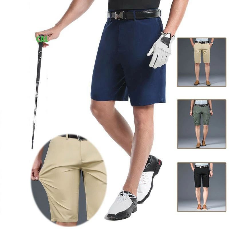 Rakuten - ゴルフウェア メンズ ストレッチパンツ パンツ ゴルフパンツ ショートパンツ ハーフパンツ コンフォートパンツ コーデュロイ シ