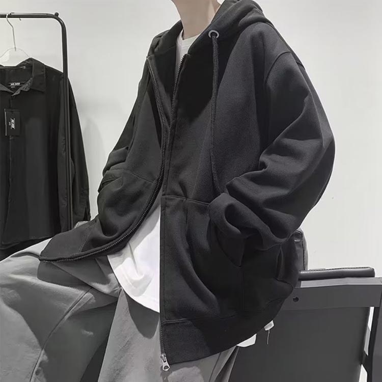 羽織り オーバーサイズ ジップアップ パーカー 送料無料 ビッグシルエット 大きめ 春 メンズ 紫外線対策 薄手 夏 秋