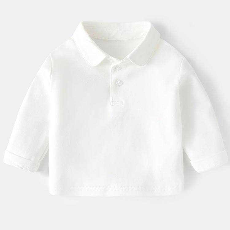 73 長袖 ポロシャツ 白 イエロー 110cm 90 男の子 ベビー服 ベビー服 秋 Tシャツ 1...