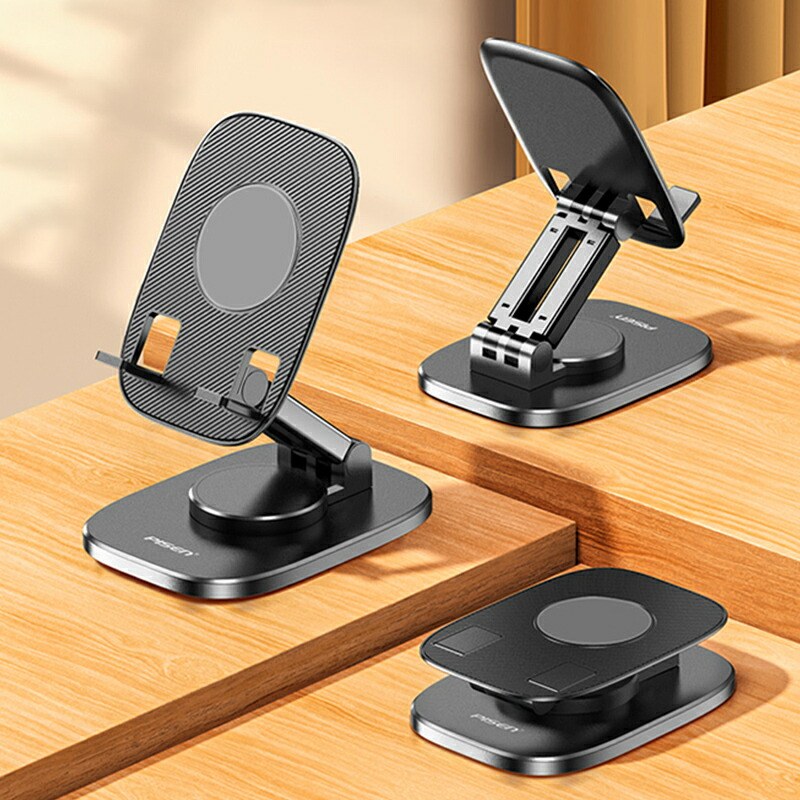 【折りたたみ式で持ち運び便利】デスクトップ携帯電話ホルダー 携帯電話スタンド ポータブル コンパクト 軽量 調節可能 安定サポート 多機能 卓上 スマホスタンド 角度調整 机上 黒 ブラック プレゼント ギフト ポイント消化 人気 おすすめ 新生活 母の日 父の日 誕生日