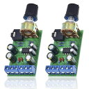 RenHe2個セットDC2-12VTDA2822Mアンプボード2.0ステレオパワーアンプモジュール2チャンネルデジタルミニ3.5mmAUXオーディオアンプボード...