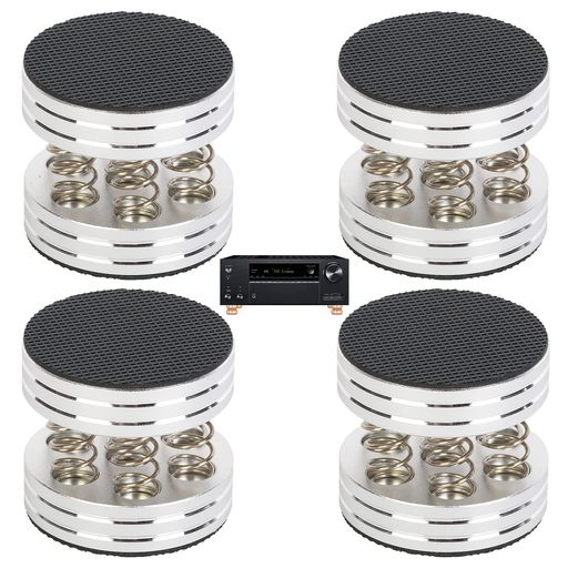 ALEAWOLインシュレータースピーカー大型4個セットアルミ製スプリングスピーカー直径45MM高さ40MM、オーディオ音質向上振動防止両面滑り止め強力な耐荷重能力、HIFIアンプ/スピーカー/CDDVDプ… ALEAWOLインシュレータースピーカー大型4個セットアルミ製スプリングスピーカー直径45MM高さ40MM、オーディオ音質向上振動防止両面滑り止め強力な耐荷重能力、HIFIアンプ/スピーカー/CDDVDプ…