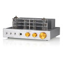 HIFIBLUETOOTH5.0真空管アンプクラスAステレオオーディオアンプヘッドフォンアンププリメインアンプ6P16J4(2)